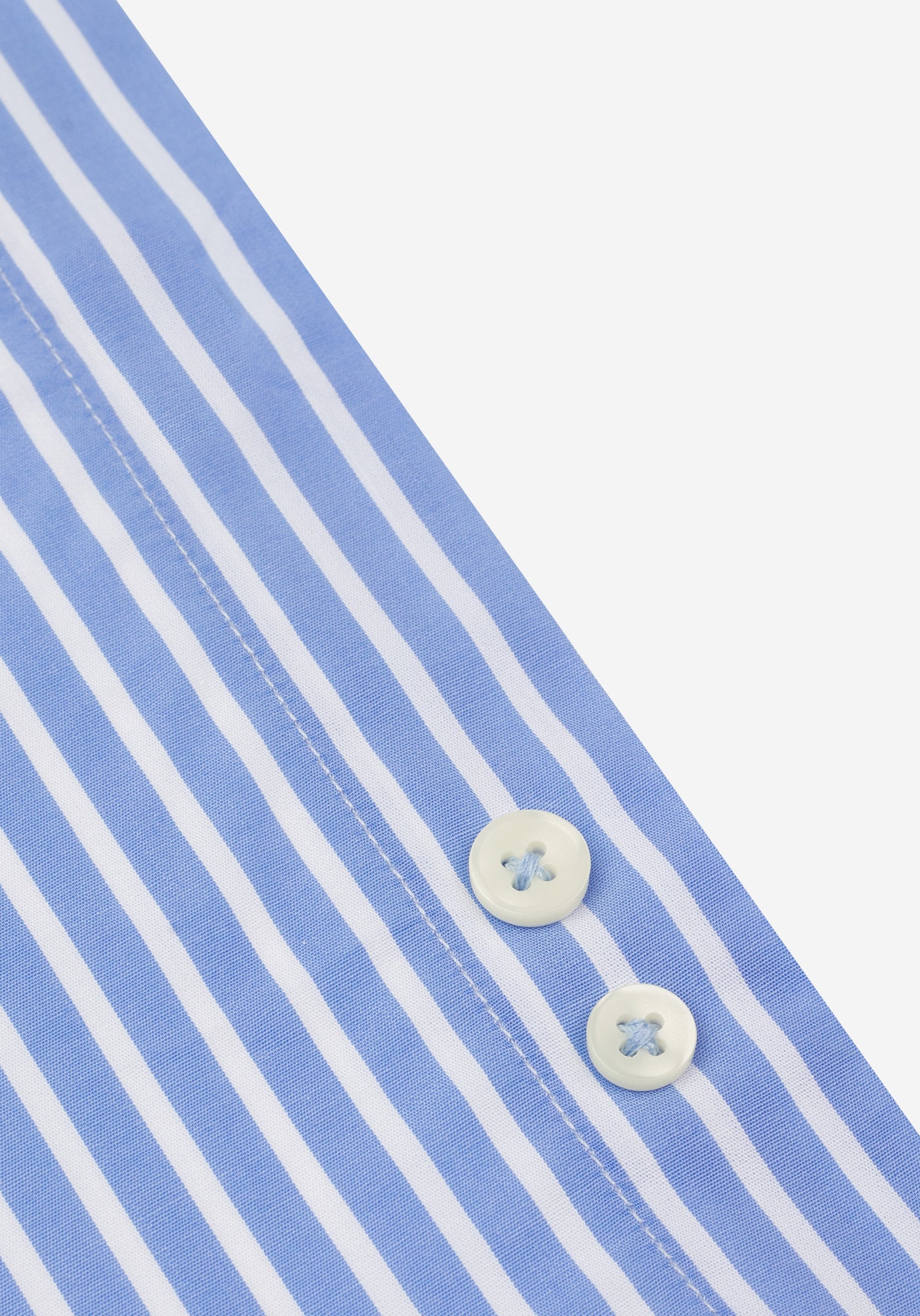 Lagoon Blue Stripe Poplin Shirt
