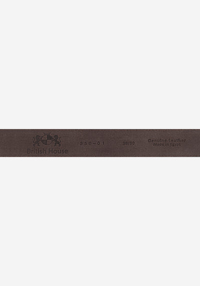 Metallic Black Spanish Genuine Leather Belt