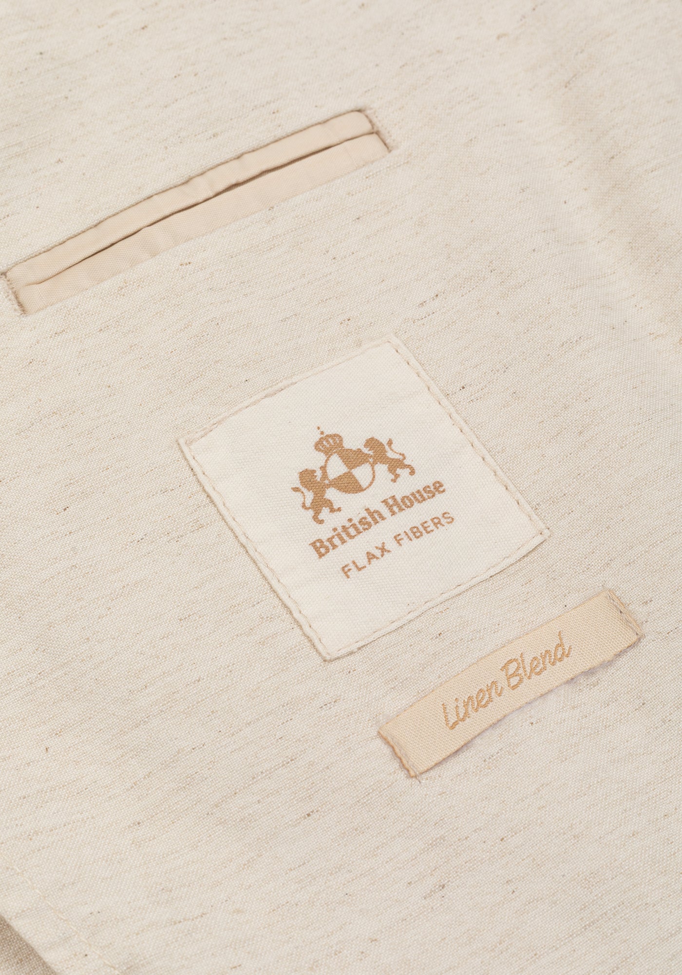 Dune Beige Linen Blend Blazer