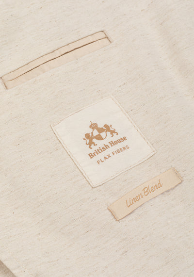 Dune Beige Linen Blend Blazer