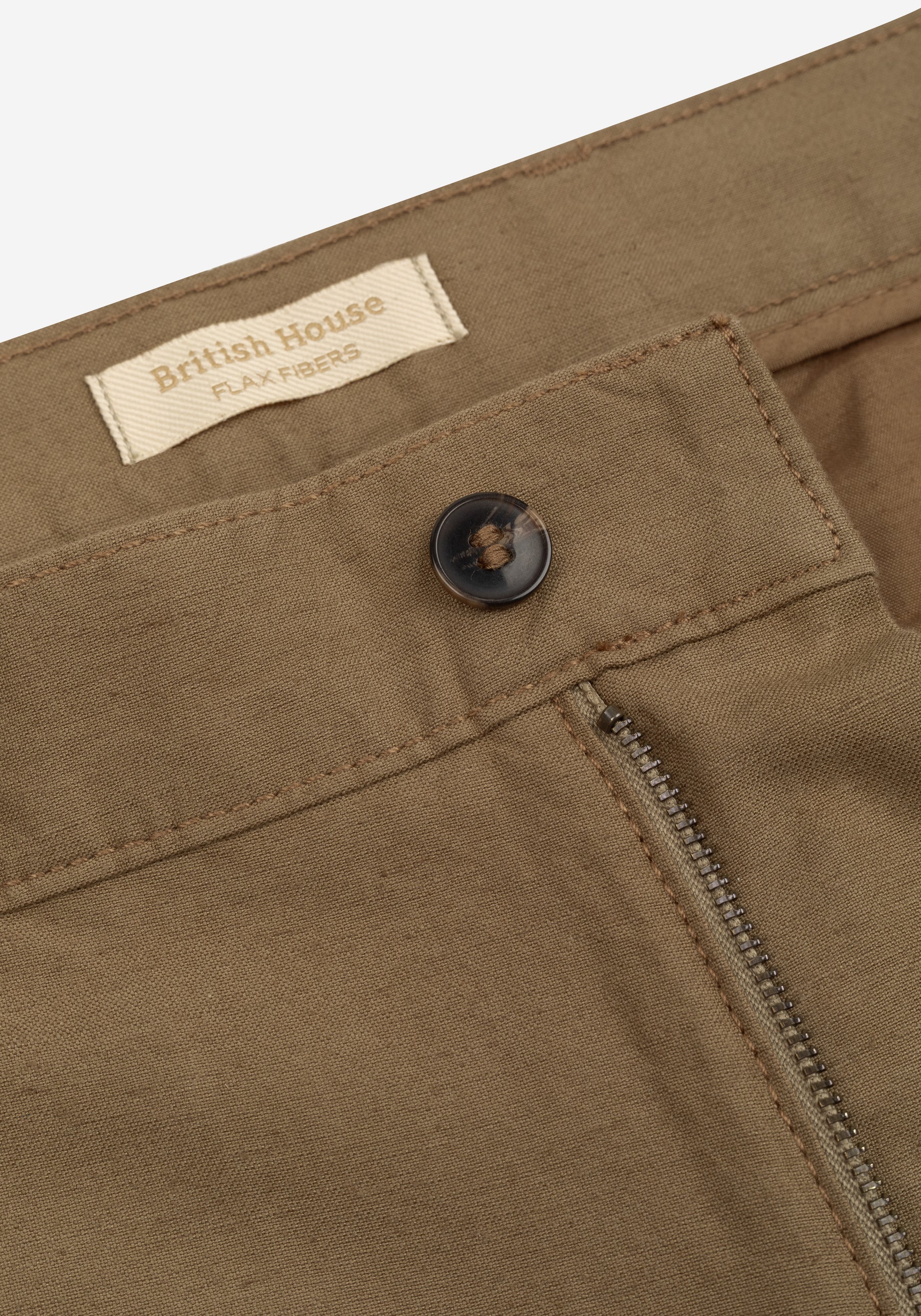 Cocoa Brown Soléa Linen Pants