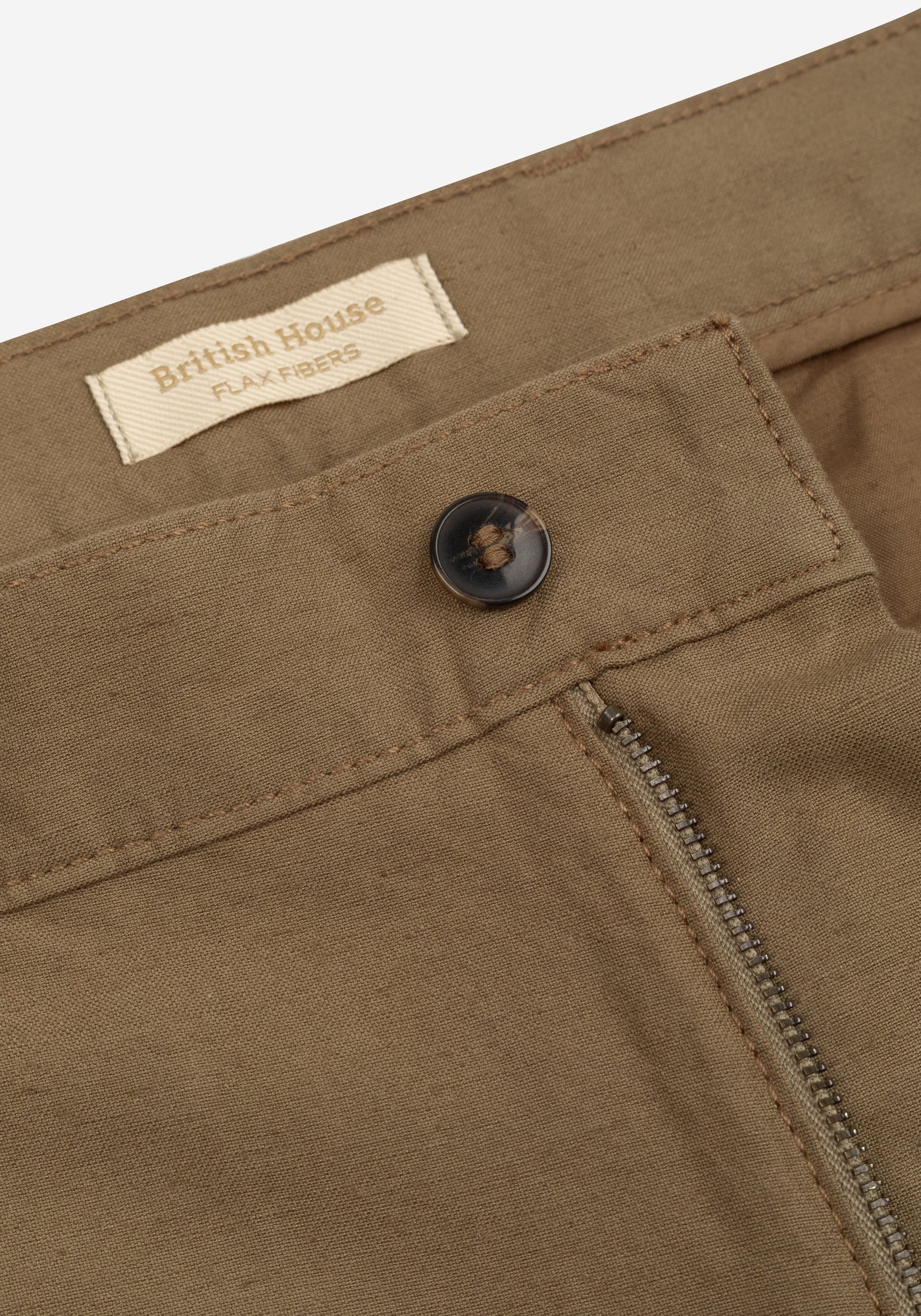 Cocoa Brown Soléa Linen Pants