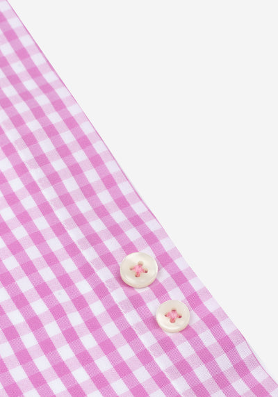 Windsor Pink Checked Poplin Shirt