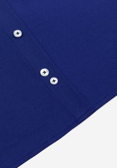 Royal Blue Piqué Shirt