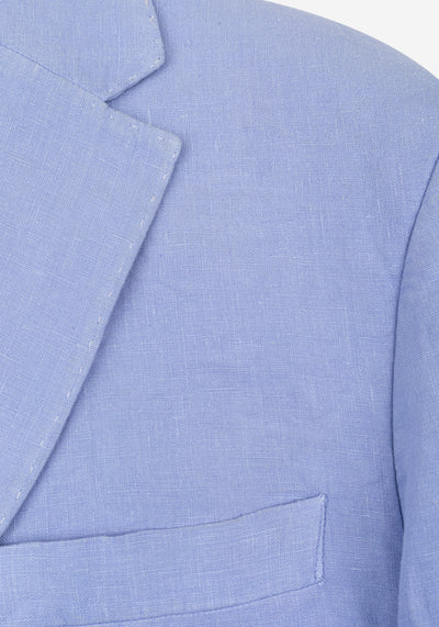 Baby Blue Pure Linen Blazer