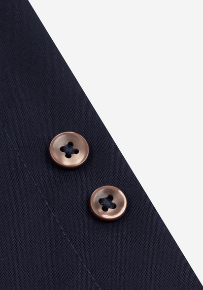 Pure Navy Poplin Shirt