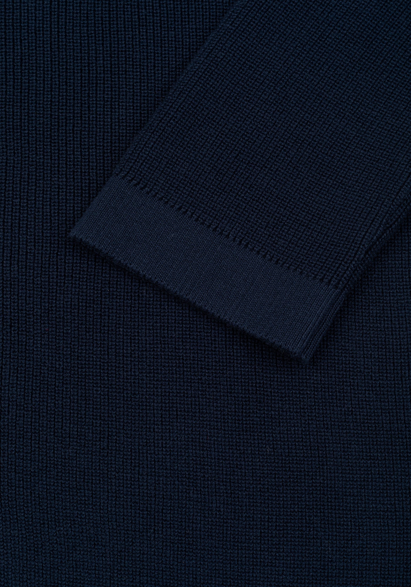 Solid Navy Heavy Knitted Cardigan