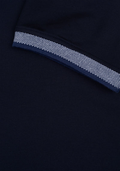 Harbor Navy Cotton Polo Shirt
