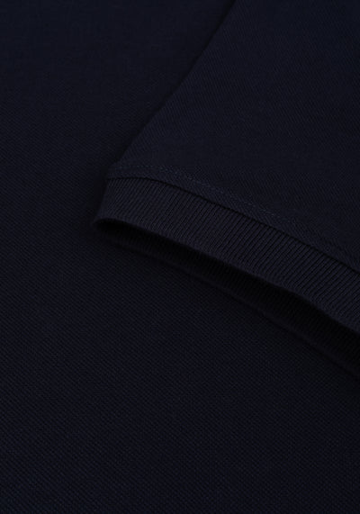 Eclipse Navy Cotton Polo Shirt