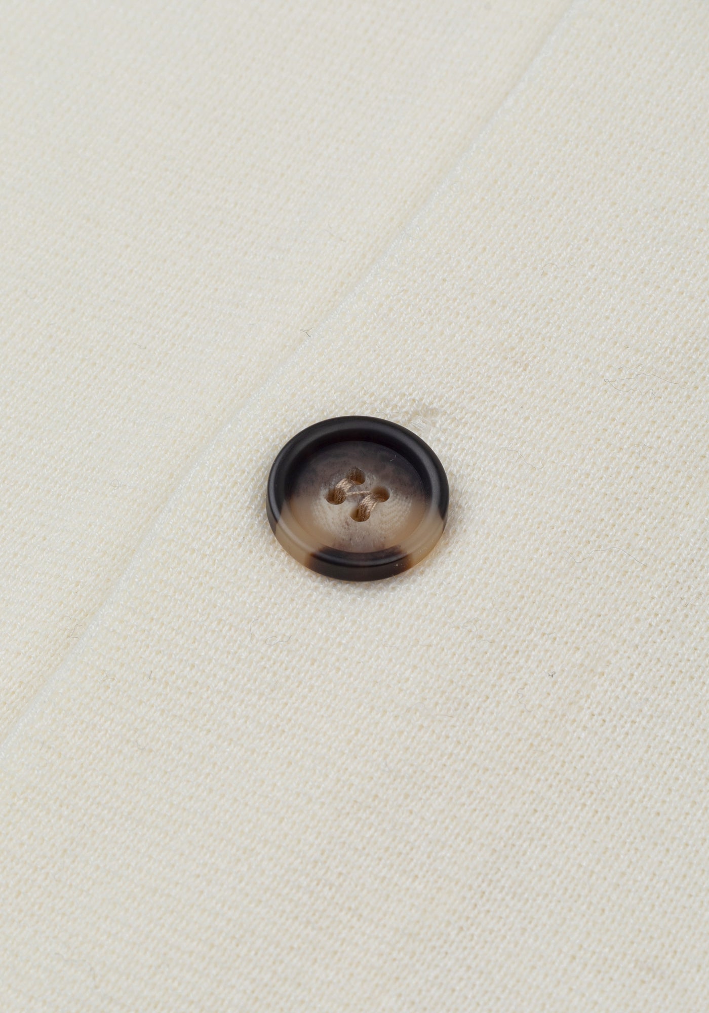 Off-White Merino Wool Blend Cardigan