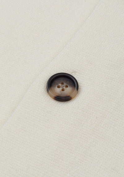 Off-White Merino Wool Blend Cardigan