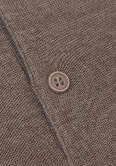 Timber Beige Merino Wool Blend Pullover