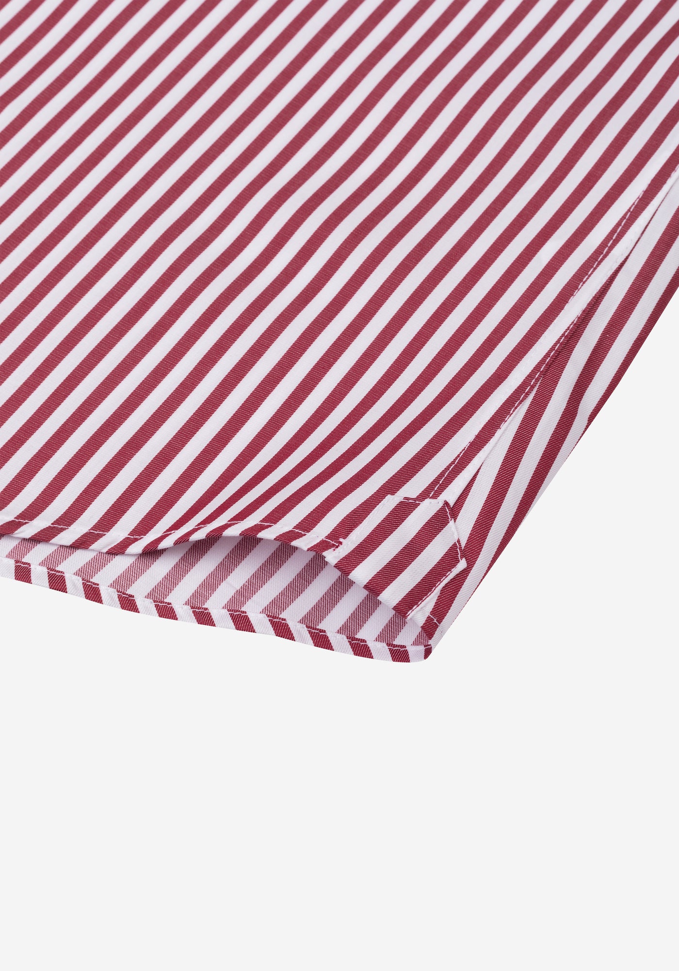 Claret Red Stripe Signature Twill Shirt