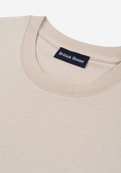 Pale Beige Over-Sized T-Shirt