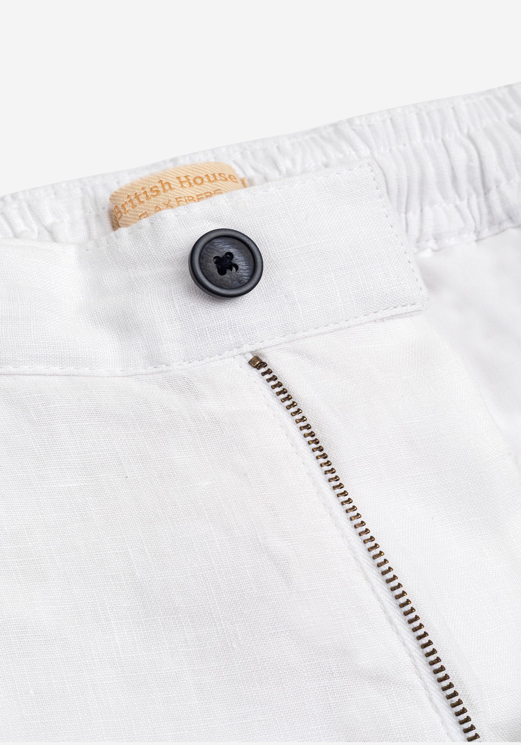 Moon White Soléa Pure Linen Pants
