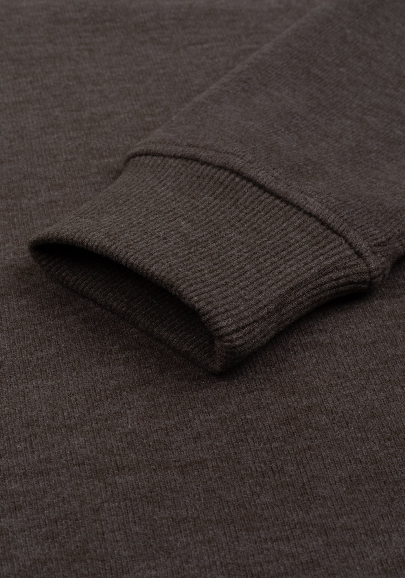 Oak Brown Cotton Sweatshirt