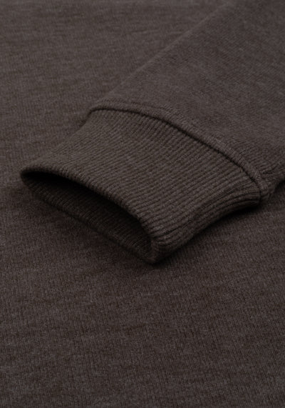 Oak Brown Cotton Sweatshirt
