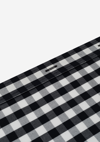Lunar Black Checked Oxford Shirt