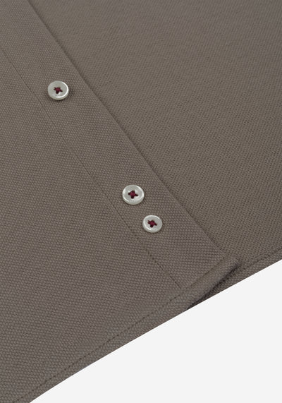 Cocoa Brown Piqué Shirt