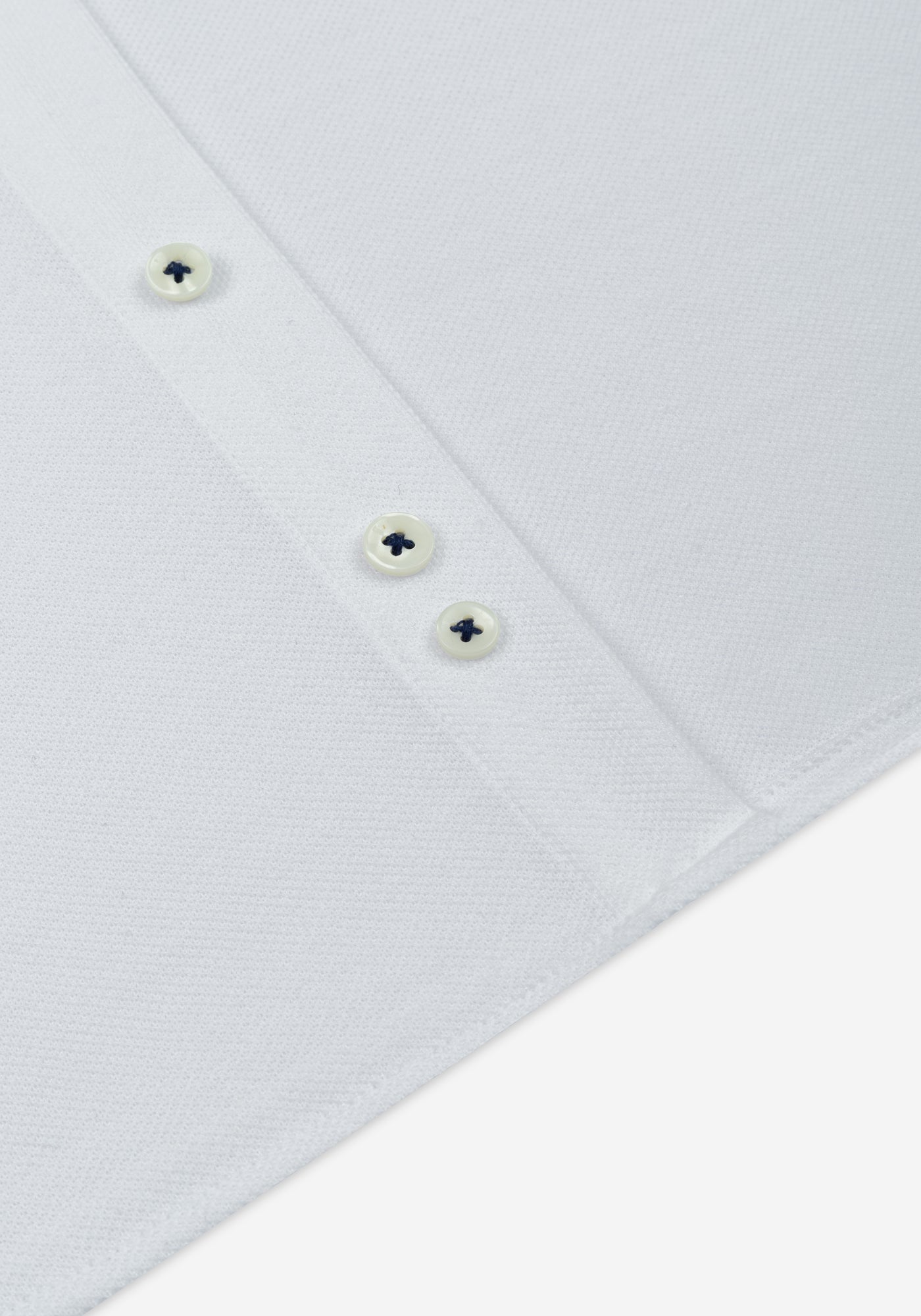 Mist White Piqué Shirt