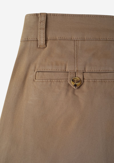 Ash Brown Gabardine