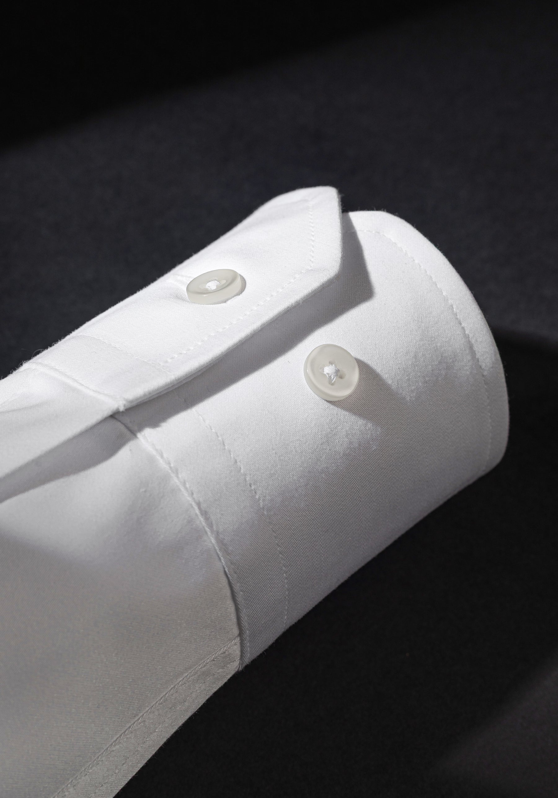 Supreme White Luxe Twill Shirt - Wrinkle-free