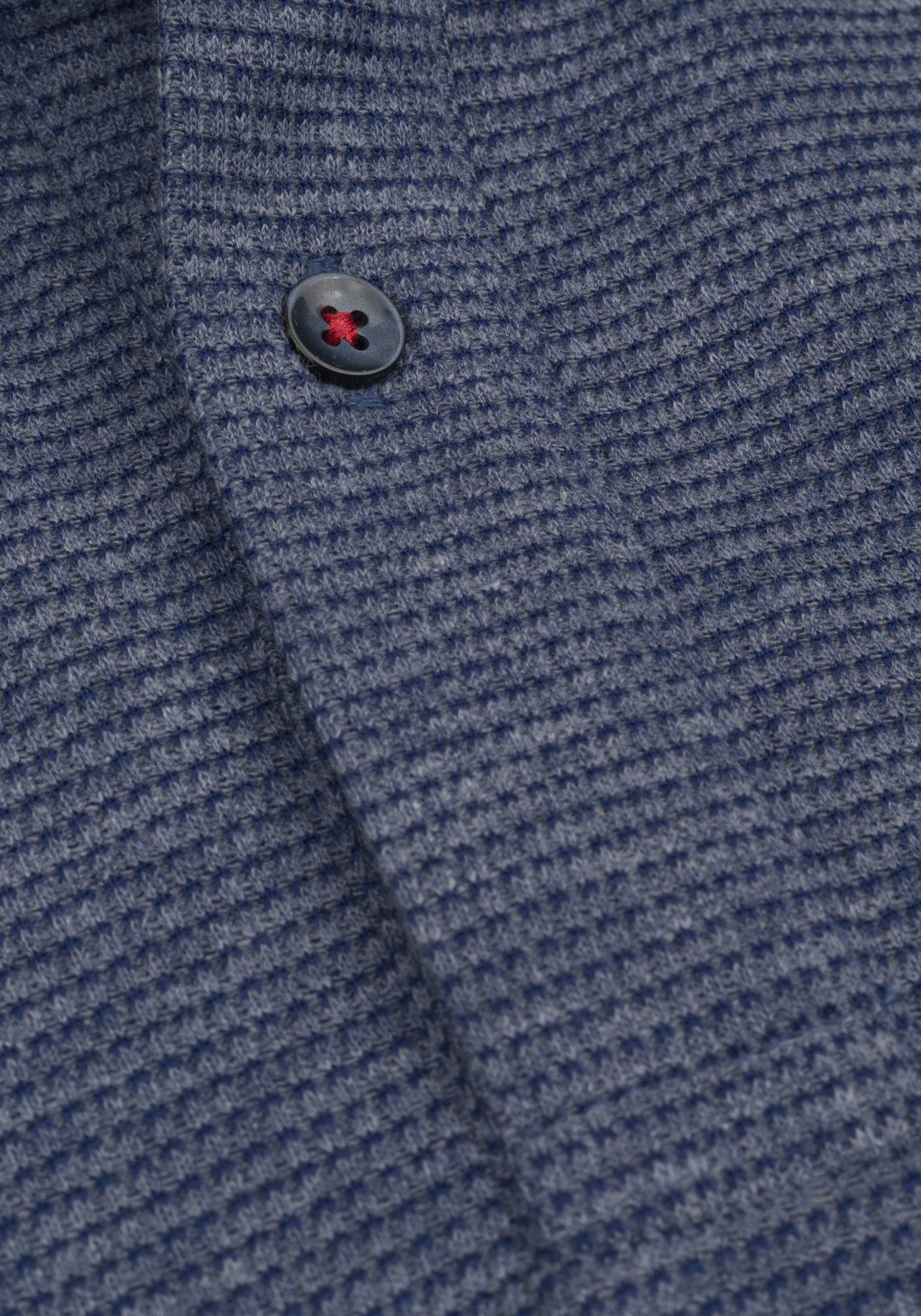 Twilight Blue Waffle Polo Shirt
