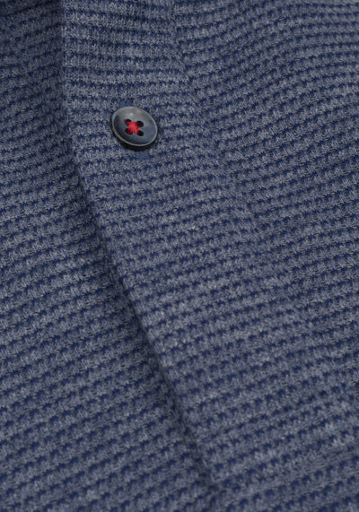 Twilight Blue Waffle Polo Shirt
