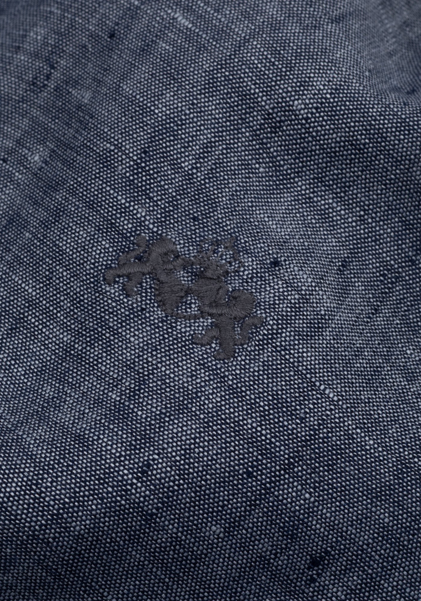 Charcoal Indigo Belgian Linen Shirt