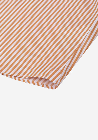 Amber Orange Stripe Signature Twill Shirt