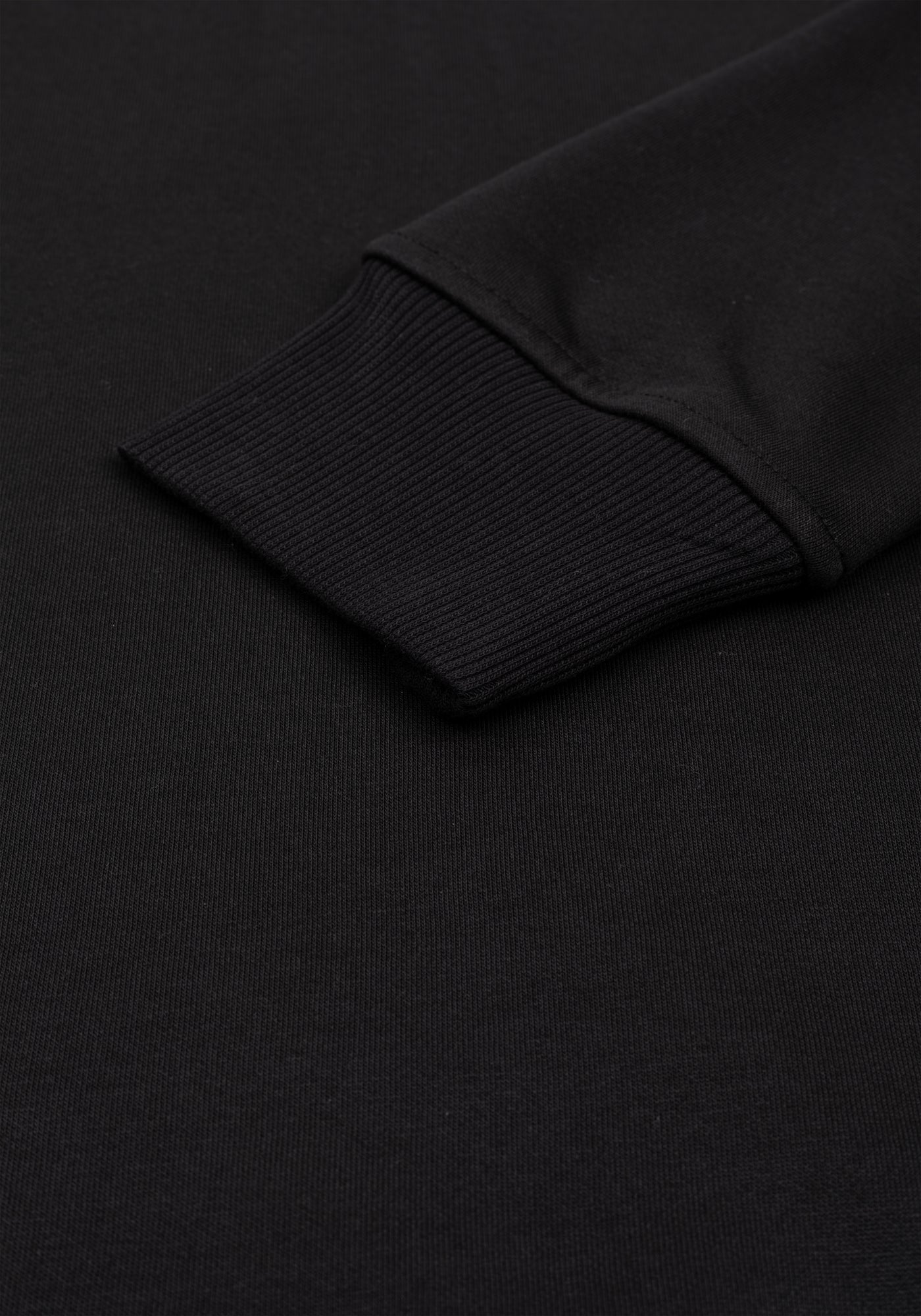 Ethereal Black Faux-Fur Sweatshirt