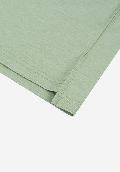 Sage Green Cotton Polo Shirt