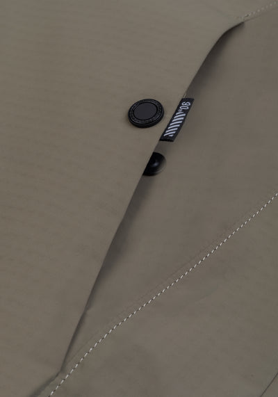 Dune Beige Pocketable Windbreaker Jacket