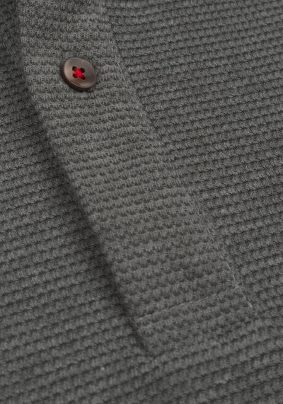 Muted Olive Waffle Polo Shirt