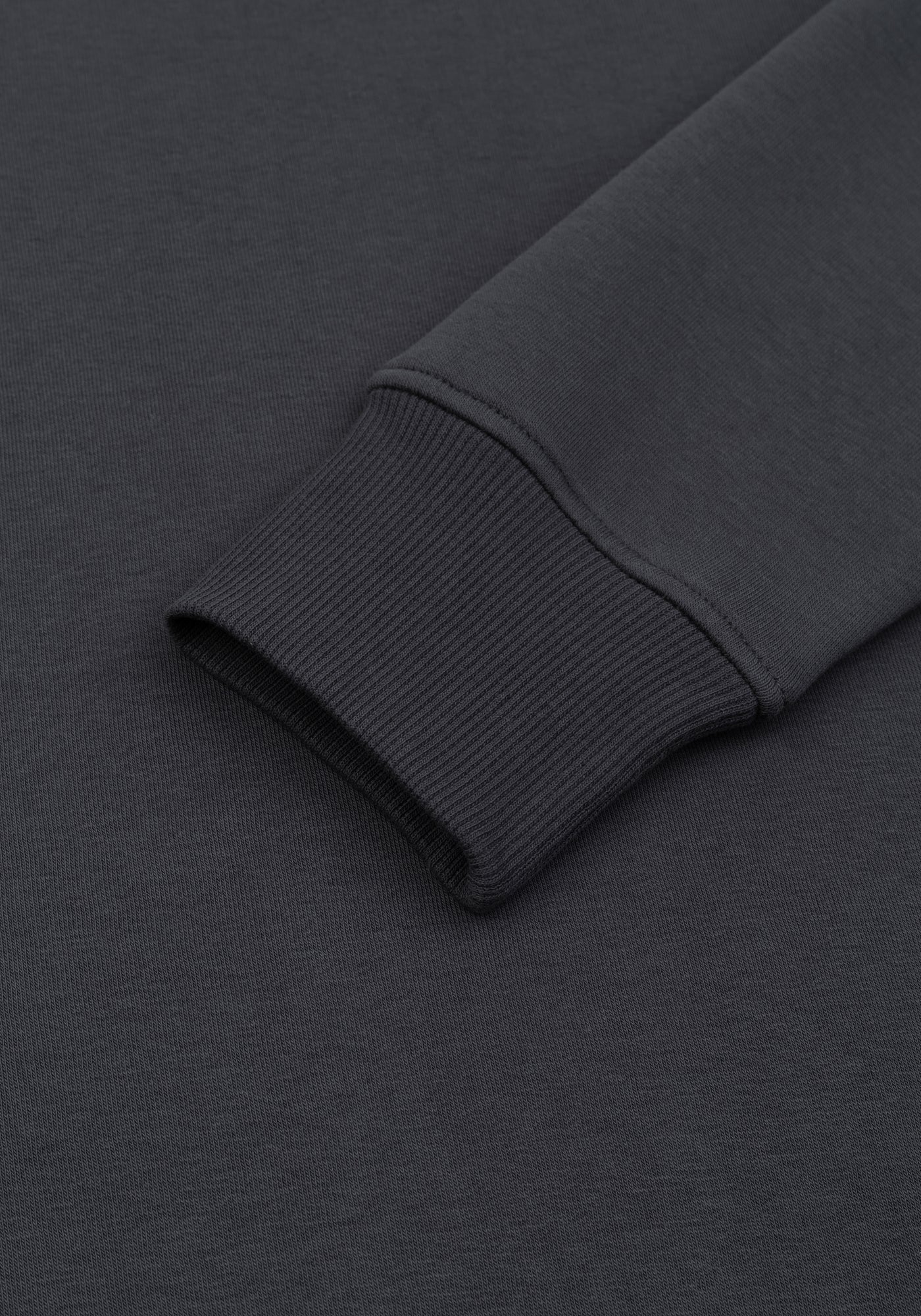Obsidian Grey Cotton Sweatshirt