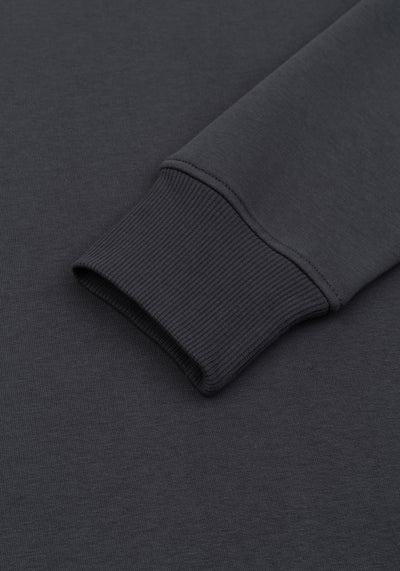 Obsidian Grey Cotton Sweatshirt