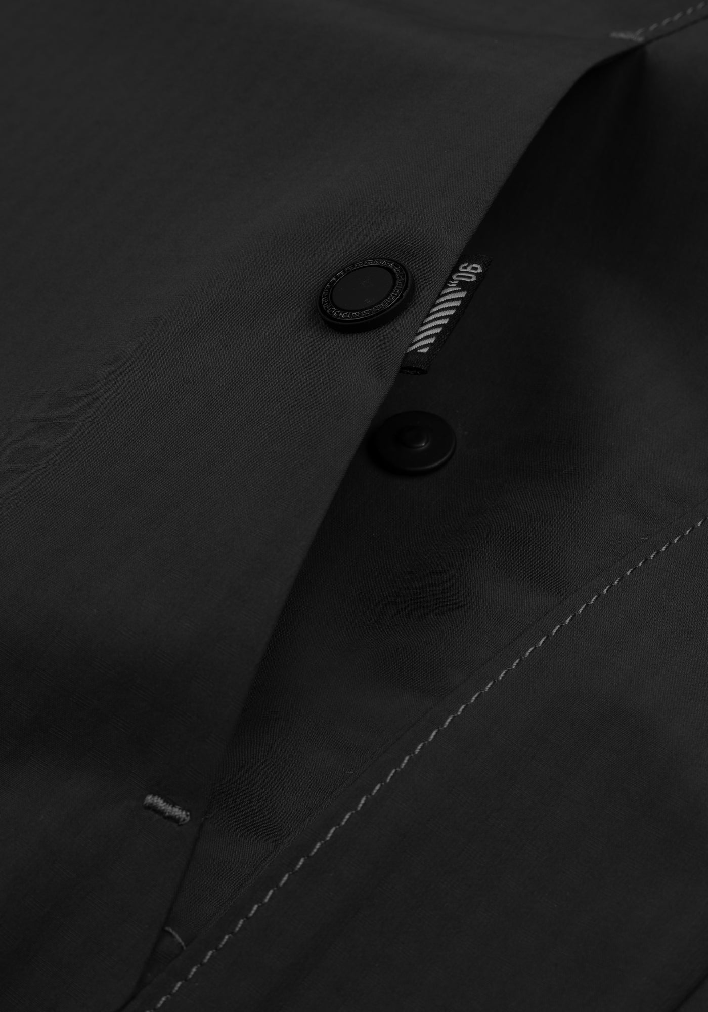 Eclipse Black Pocketable Windbreaker Jacket