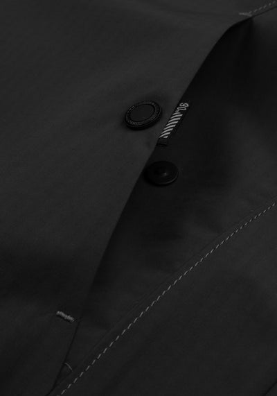 Eclipse Black Pocketable Windbreaker Jacket