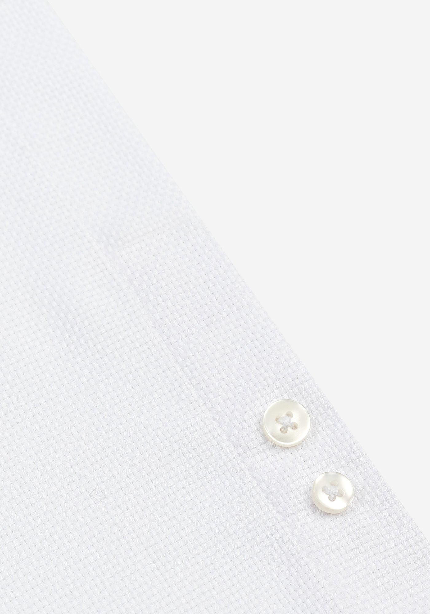Frost White Basket Weave Shirt