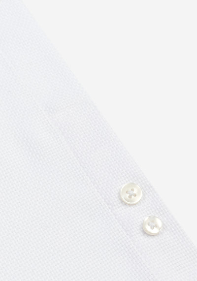 Frost White Basket Weave Shirt