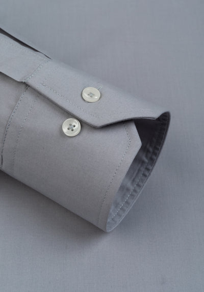 Mist Grey Chambray Shirt