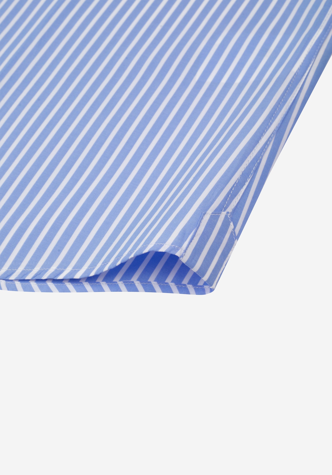 Lagoon Blue Stripe Poplin Shirt