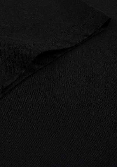 Grit Black Cotton Polo Shirt