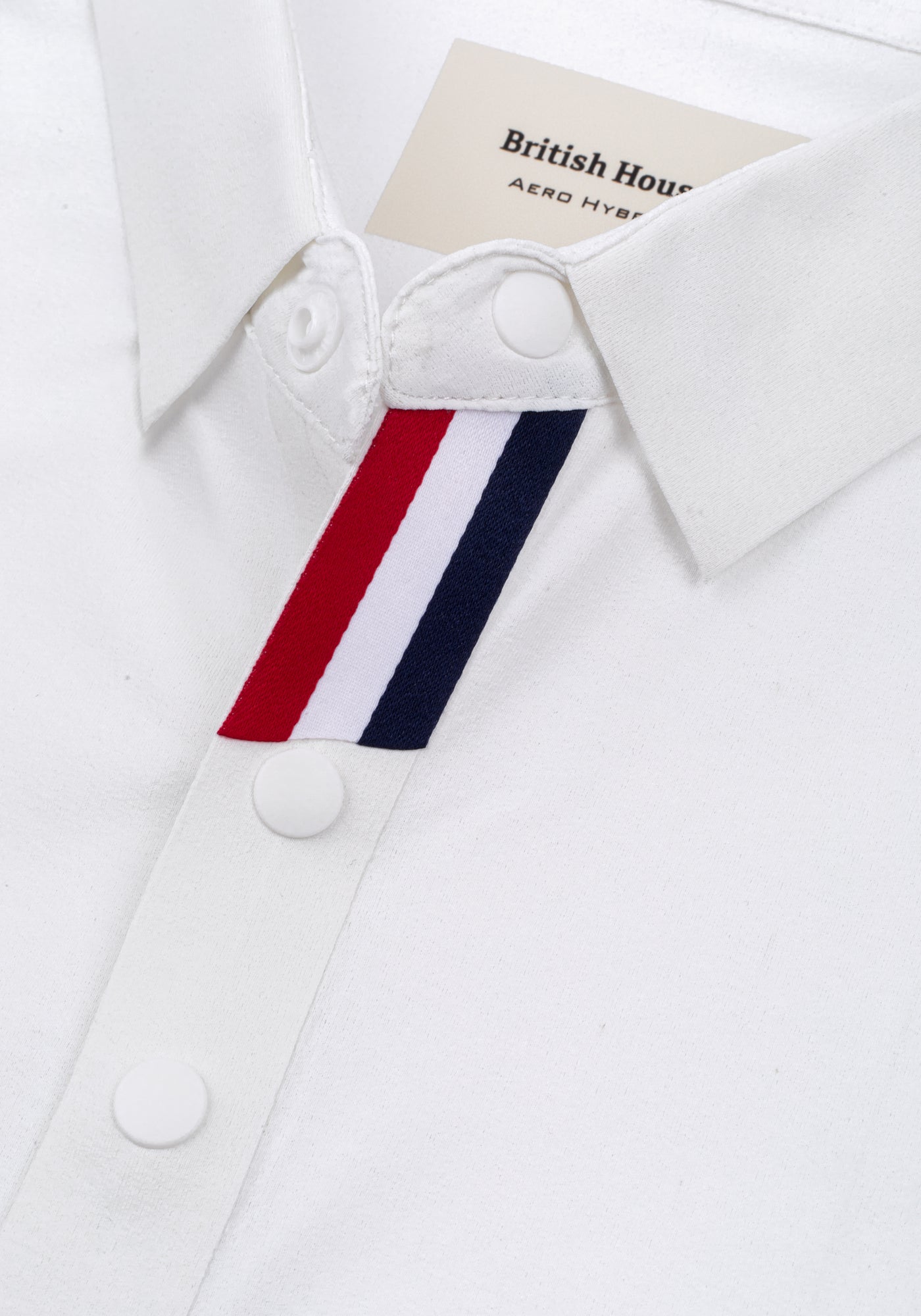 Palm White Aero-Hybrid Polo Shirt