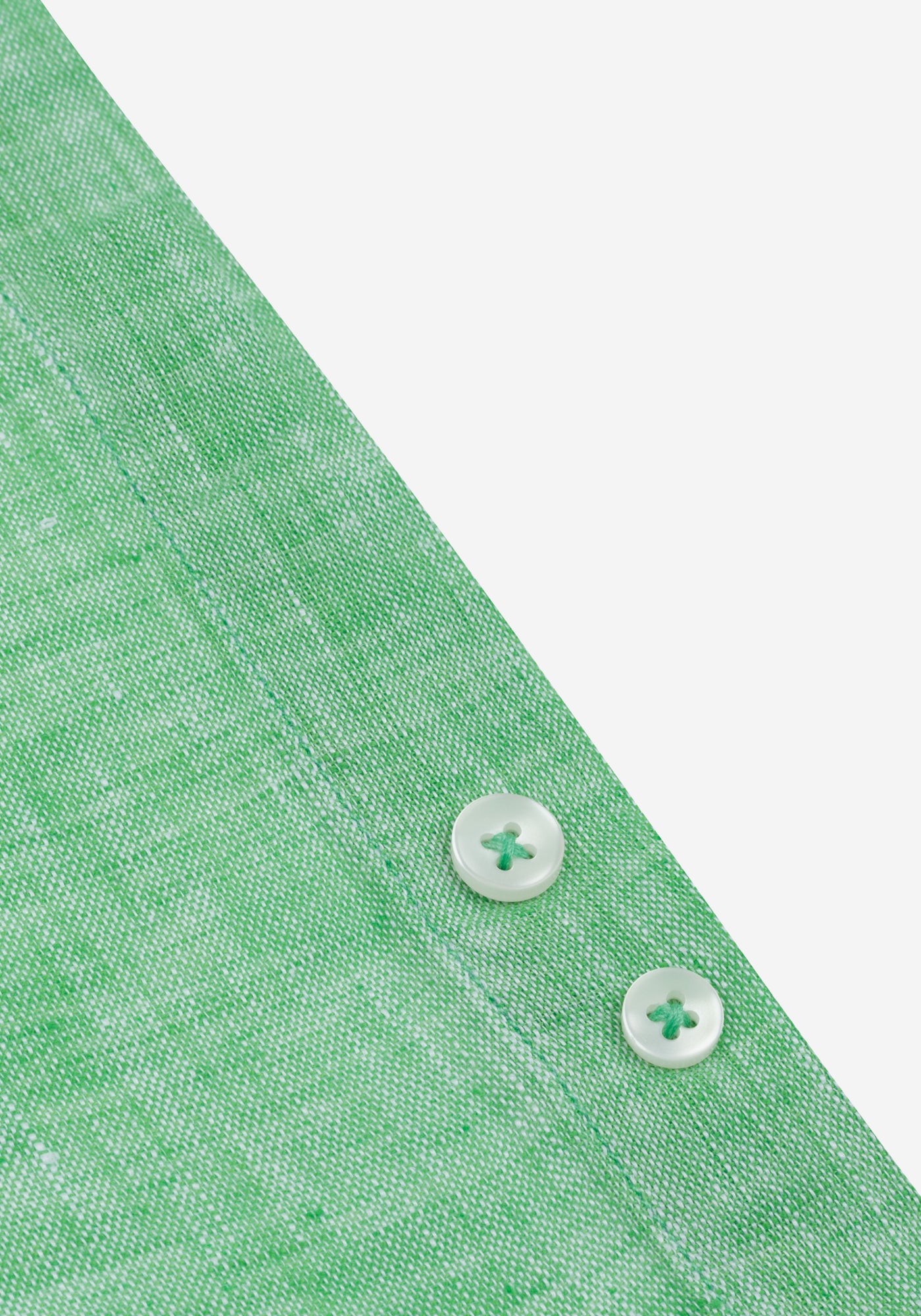 Palm Green Belgian Linen Shirt