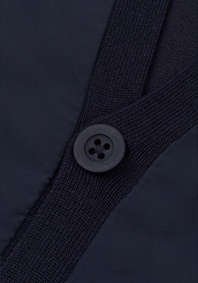 Iron Navy Polyamide Cardigan