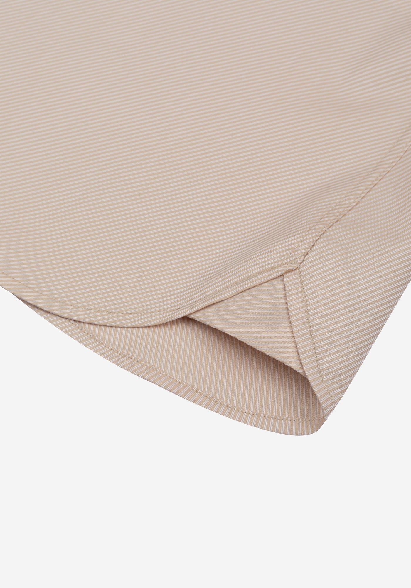Velour Beige Stripe Signature Twill Shirt