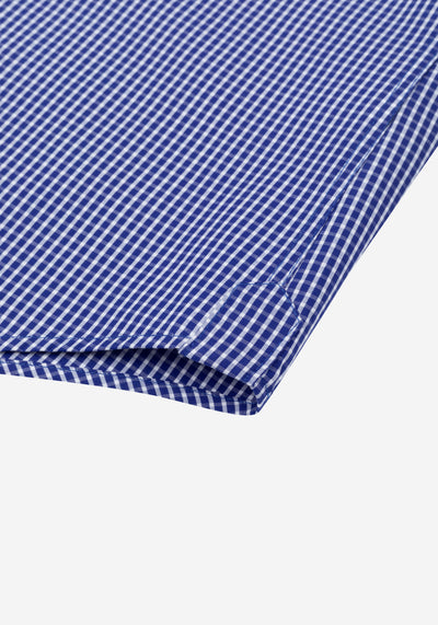 Mayfair Blue Checked Poplin Shirt