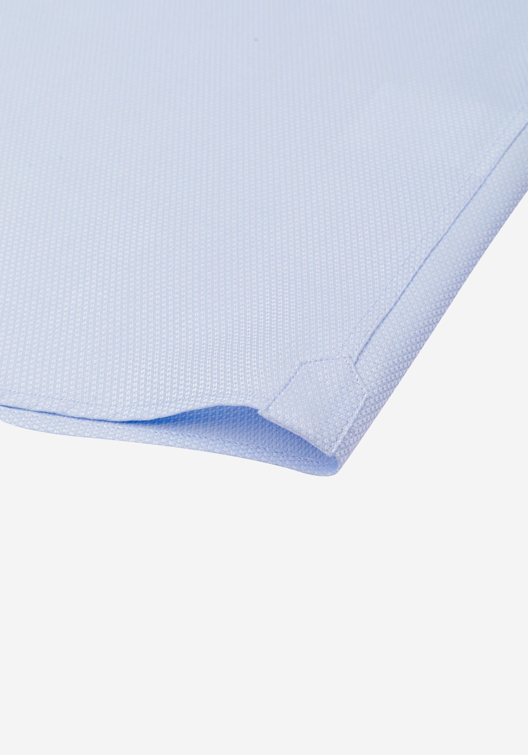 Powder Blue Basket Weave Shirt