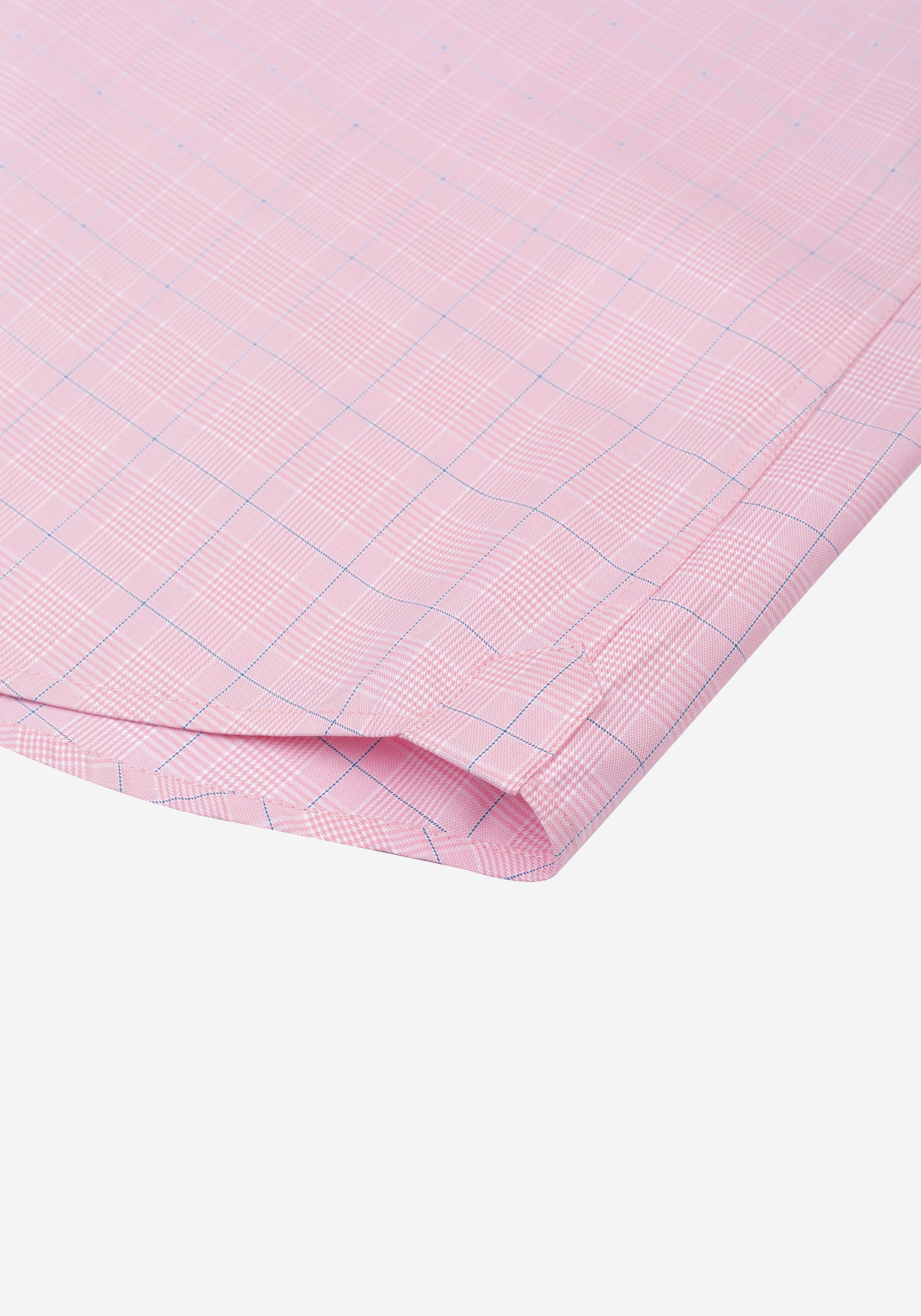 Cherry Pink Checked Signature Twill Shirt